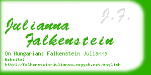 julianna falkenstein business card